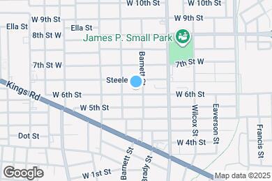 Map image of the property - 1417 W 6th St