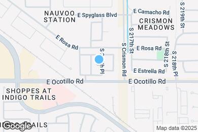 Map image of the property - 21886 S 215th Pl