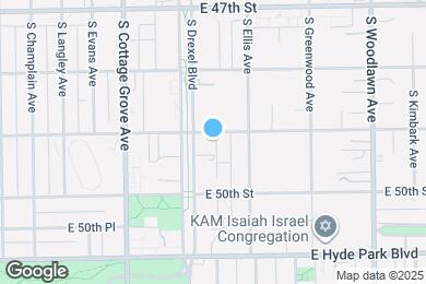 Map image of the property - 4901 S Drexel Blvd Chicago, IL 60615