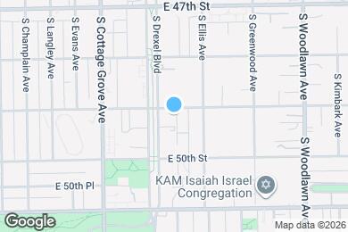 Map image of the property - 4901 S Drexel