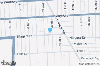 Map image of the property - 1224 Niagara St