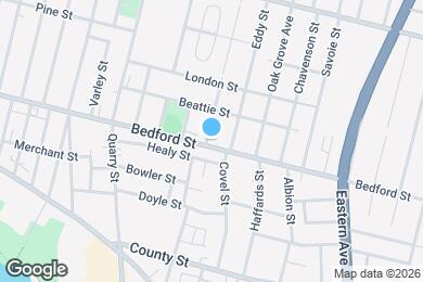 Map image of the property - 1066 Bedford St