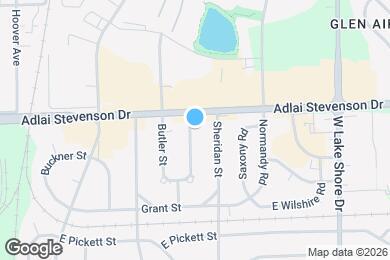 Map image of the property - 3212 S Palmer St