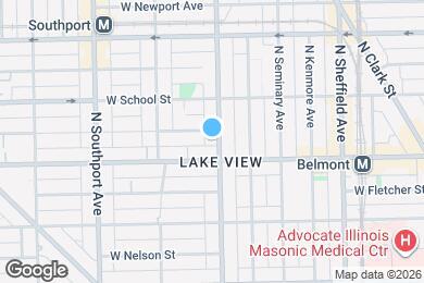 Map image of the property - 3216 N Racine Ave