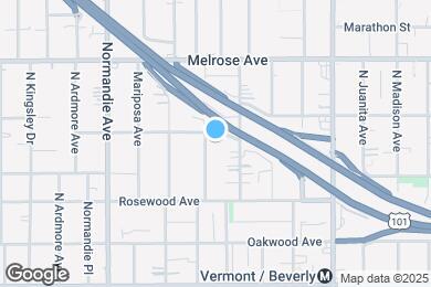 Map image of the property - 566 N Kenmore Ave