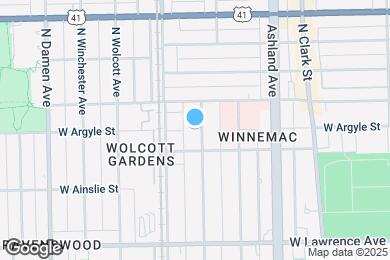 Map image of the property - 4918 N Hermitage Ave