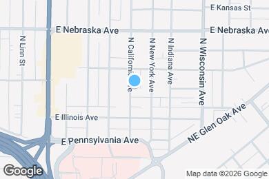 Map image of the property - 1700 N California Ave