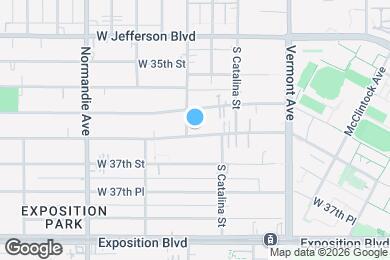 Map image of the property - 1231 1/2 W 36th Pl