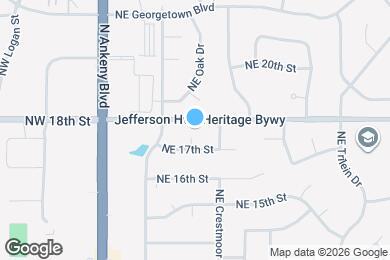 Map image of the property - 1709 NE Sherman Ct