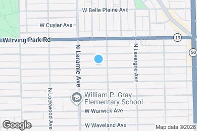 Map image of the property - 5118 W Byron St