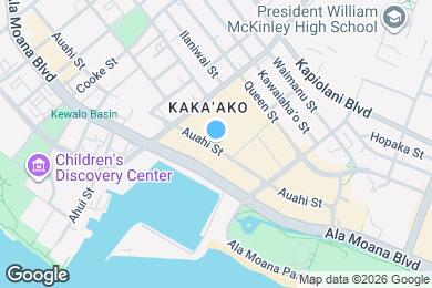 Map image of the property - 1000 Auahi St