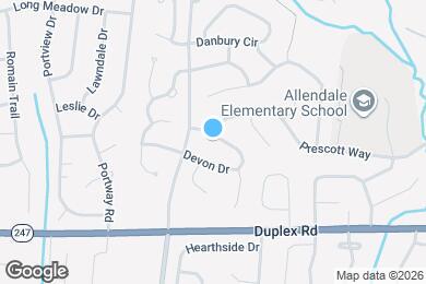 Map image of the property - 1864 Devon Dr