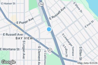 Map image of the property - 1315A E Seeley St