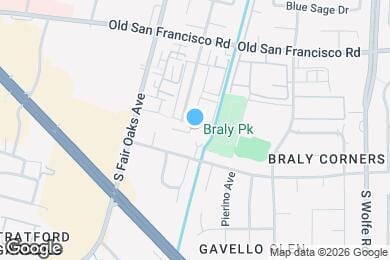 Map image of the property - 676 Garland Ave