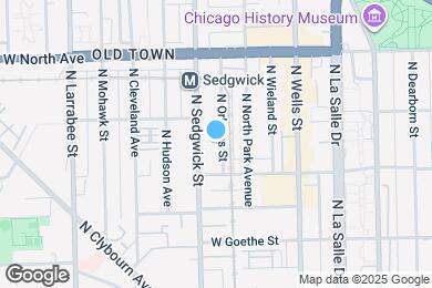 Map image of the property - 1426 N Orleans St