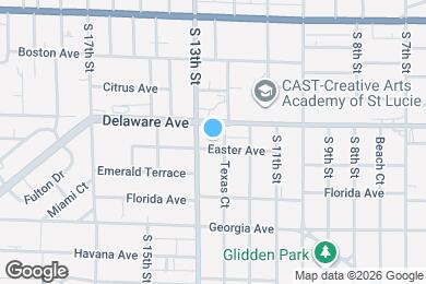 Map image of the property - 1226 Easter Ave