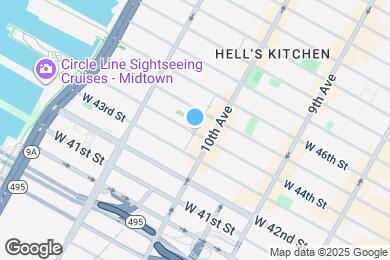 Map image of the property - 511 W 44th St