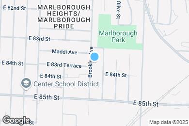Map image of the property - 8345 Brooklyn Ave