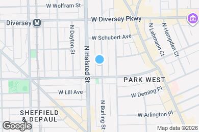 Map image of the property - 2622 N Burling St