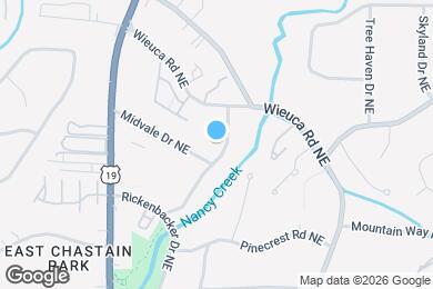 Map image of the property - 4300 Rickenbacker Way NE