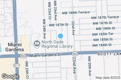 Map image of the property - 18500 NW 22nd Pl