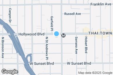 Map image of the property - 5550 Hollywood