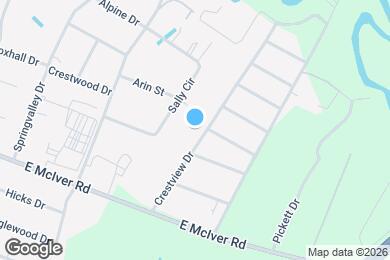 Map image of the property - 3045 Crestview Dr