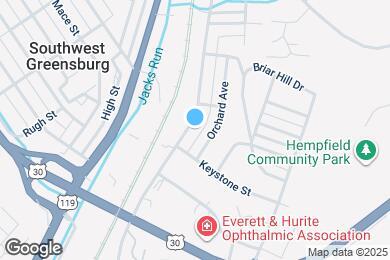 Map image of the property - 1025 Highland Ave