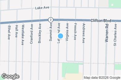 Map image of the property - 1235 Lakeland Ave