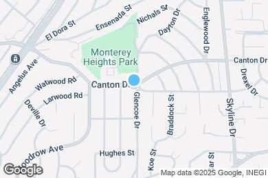 Map image of the property - 1690 Glencoe Dr