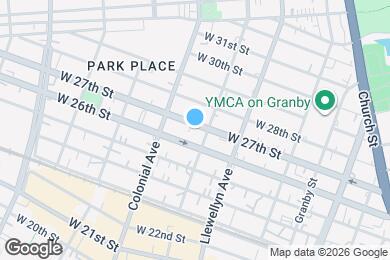 Map image of the property - 409 W 27th St