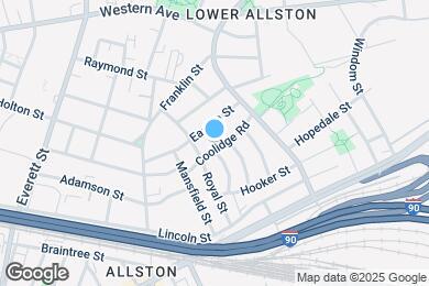 Map image of the property - 41 Coolidge Rd