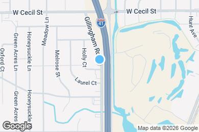 Map image of the property - 1075 Gillingham Rd