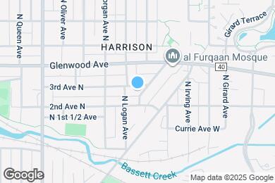 Map image of the property - 1711 3rd Ave N