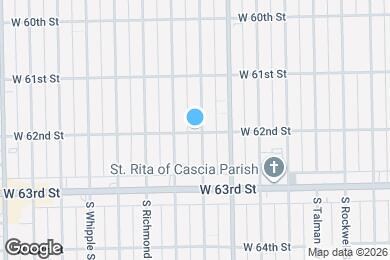 Map image of the property - 6154 S Mozart St