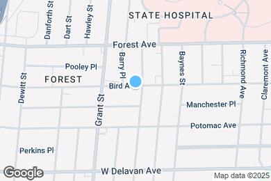 Map image of the property - 305 Bird Ave