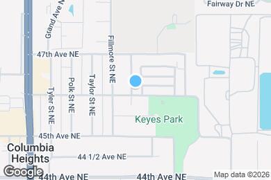 Map image of the property - 4602 Pierce St NE