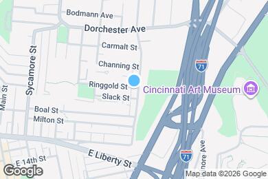 Map image of the property - 1735 Highland Ave