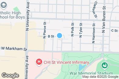 Map image of the property - 218 N Taylor St
