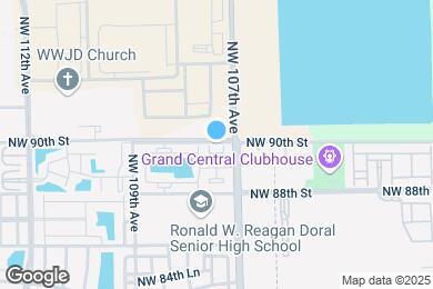 Map image of the property - 8999 NW 107th Ct