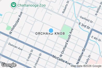 Map image of the property - 216 N Hickory St