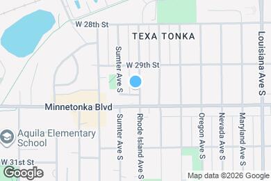 Map image of the property - 2934 Rhode Island Ave S