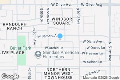 Map image of the property - 5416 W Diana Ave