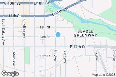 Map image of the property - 407 E 13th St