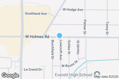 Map image of the property - 701 W Holmes Rd