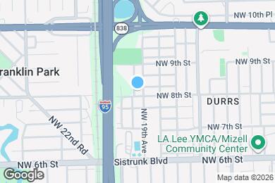 Map image of the property - 804 NW 19th Ter