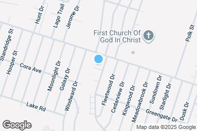 Map image of the property - 4805 Rainbow Cir