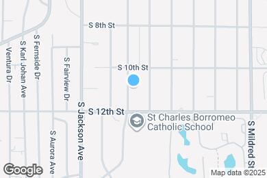 Map image of the property - 1021 S Meyers St