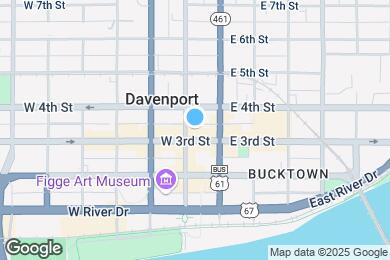 Map image of the property - 128 West 3rd Street