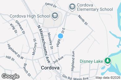 Map image of the property - 204 Highland St E